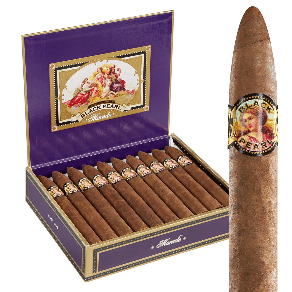 La Perla Habana Black Pearl Morado | Belicoso | Box of 20