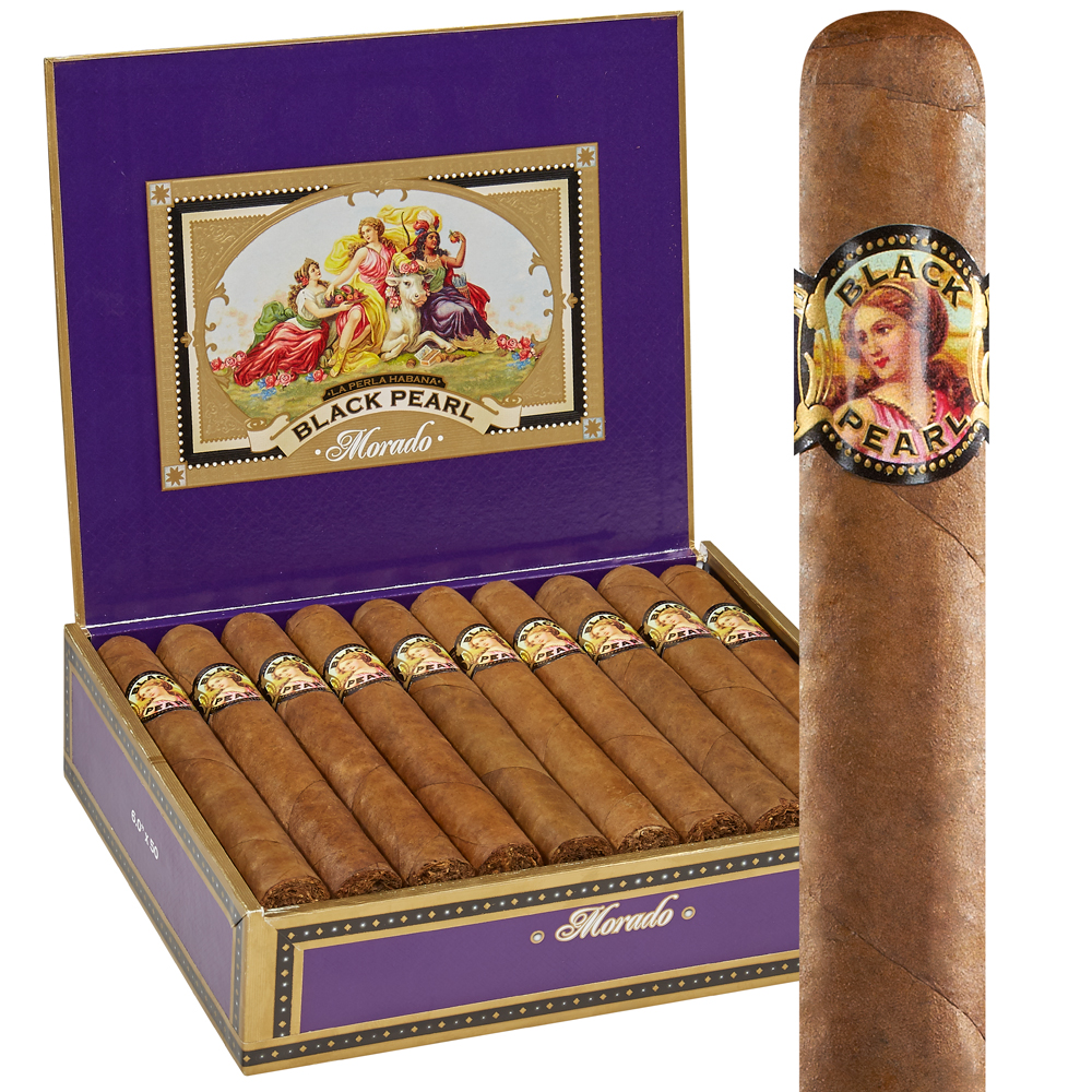 La Perla Habana Black Pearl Morado | Toro | Box of 20