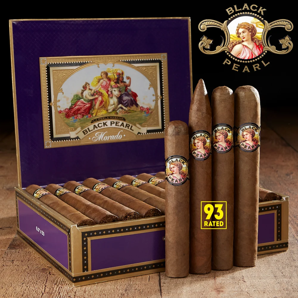 La Perla Habana Black Pearl Morado | Toro | Pack of 5
