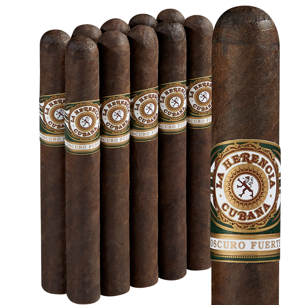 La Herencia Cubana Oscuro Fuerte | Toro | Pack of 10
