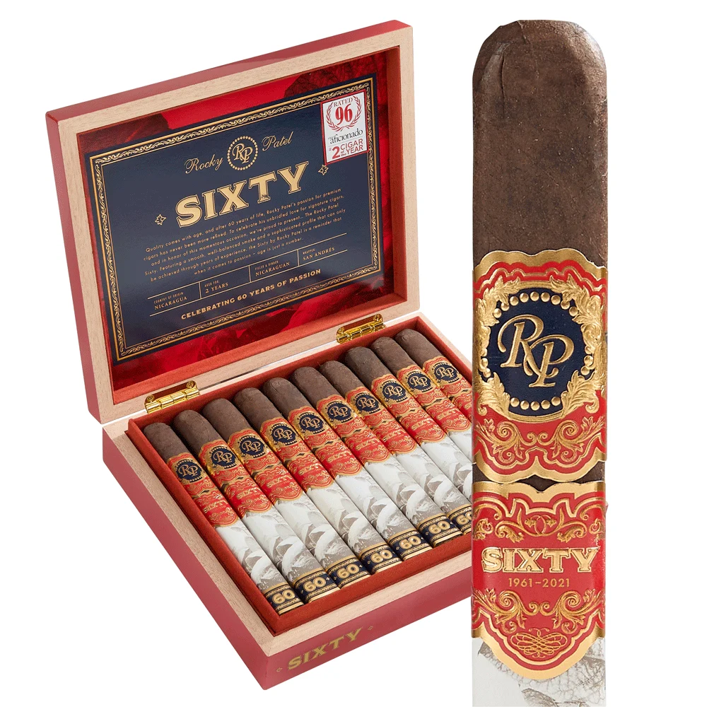 Rocky Patel Sixty | Sixty | Box of 20
            
                
                    
                         + 10 Cigars