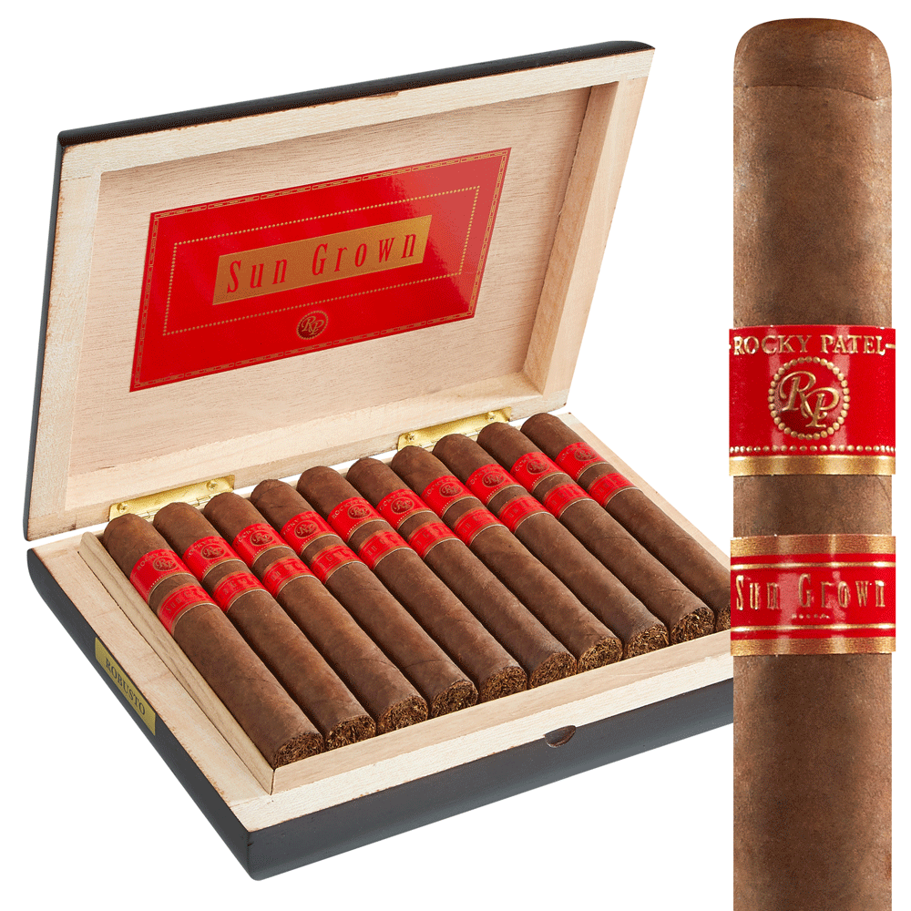 Rocky Patel Sun Grown | Robusto | Box of 20
            
                
                    
                         + 10 Cigars
