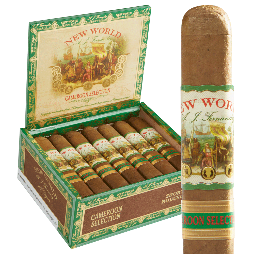 New World Cameroon by AJ Fernandez | Short Robusto | Box of 20
