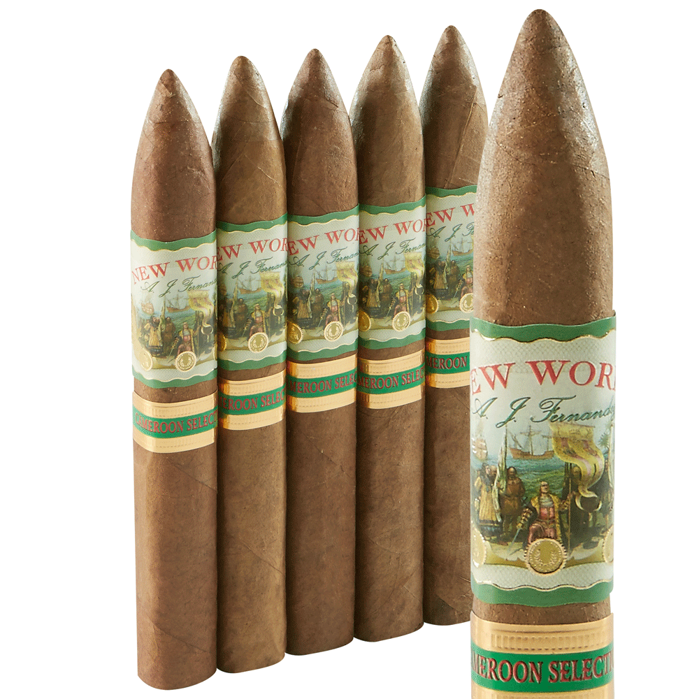 New World Cameroon by AJ Fernandez | Torpedo | Pack of 5