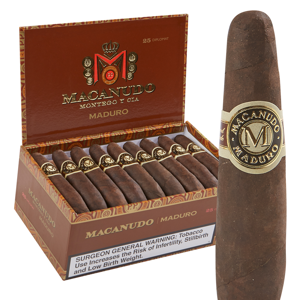 Macanudo Maduro | Diplomat | Box of 25