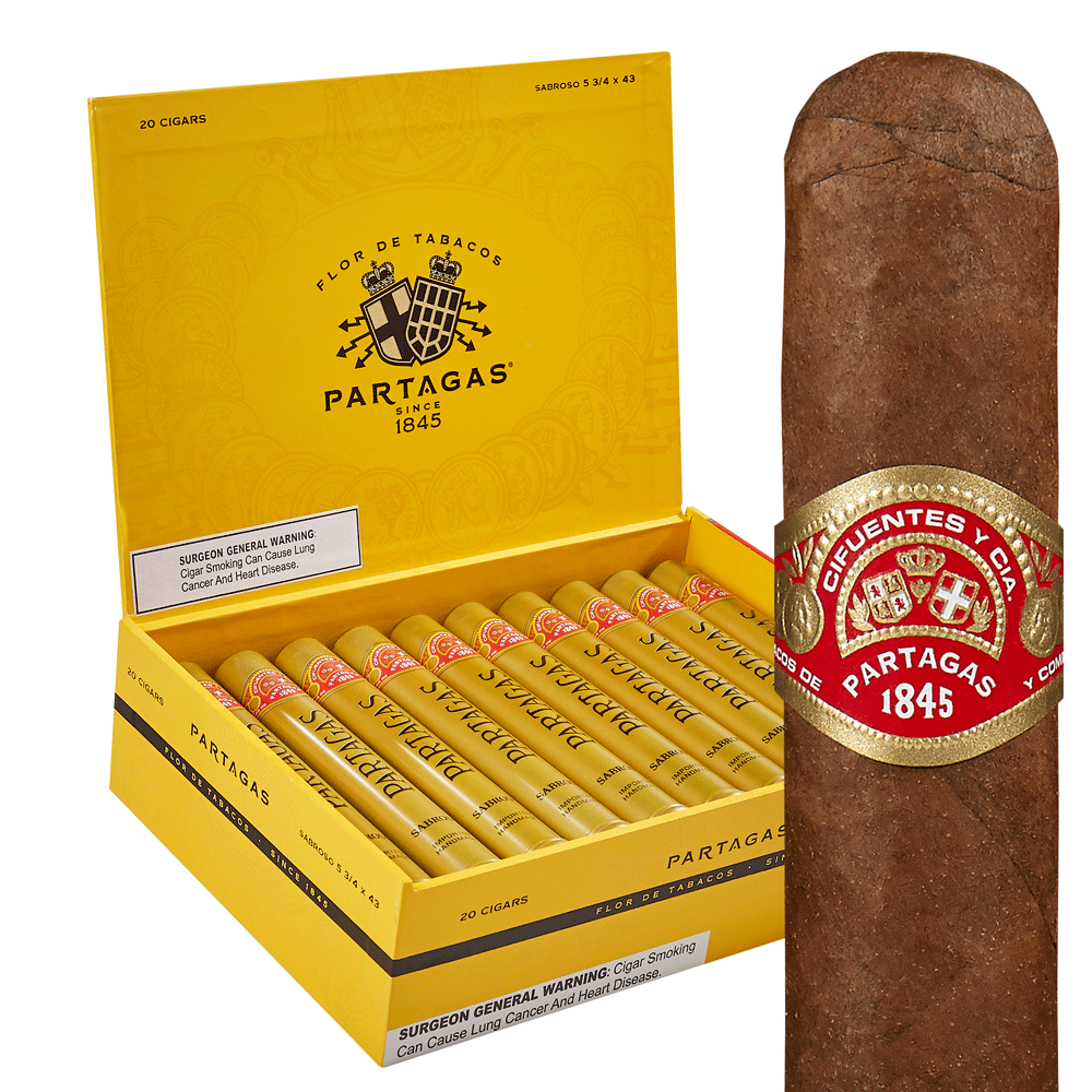 Partagas | Sabrosos | Box of 20
            
                
                    
                         + 5 Cigars