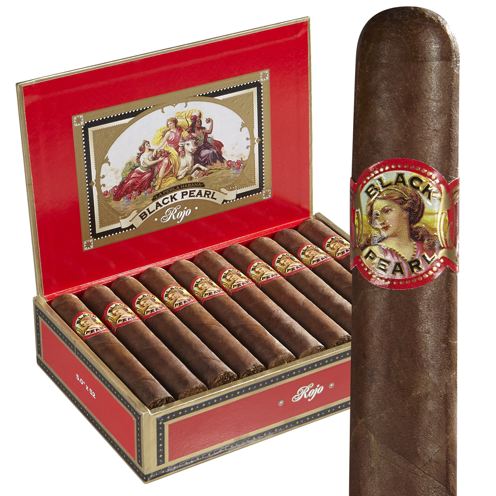La Perla Habana Black Pearl Rojo | Robusto | Box of 20
