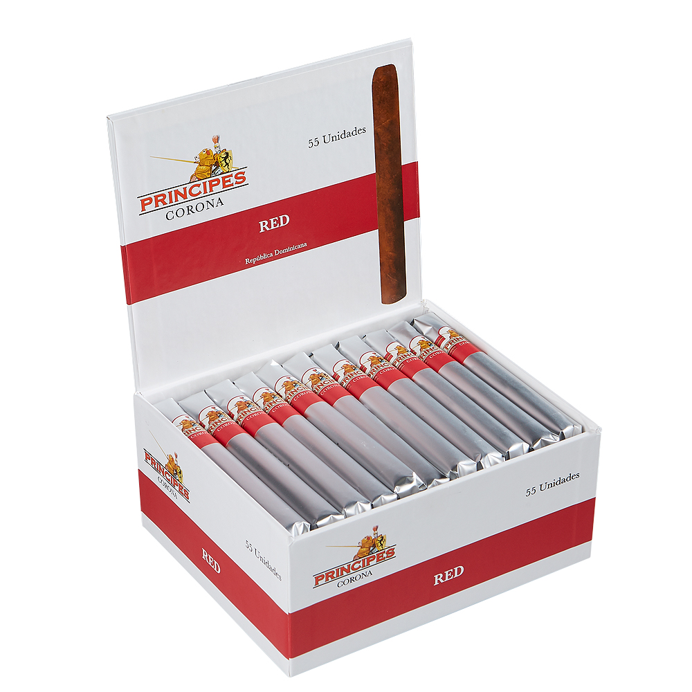 La Aurora Principes | Masters Corona - Cherry (Red) | Box of 55
