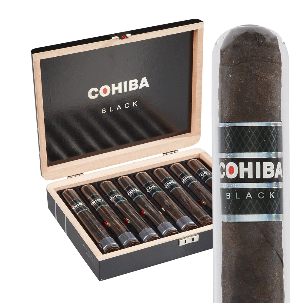 Cohiba Black | Robusto (Crystal Tubo) | Box of 8