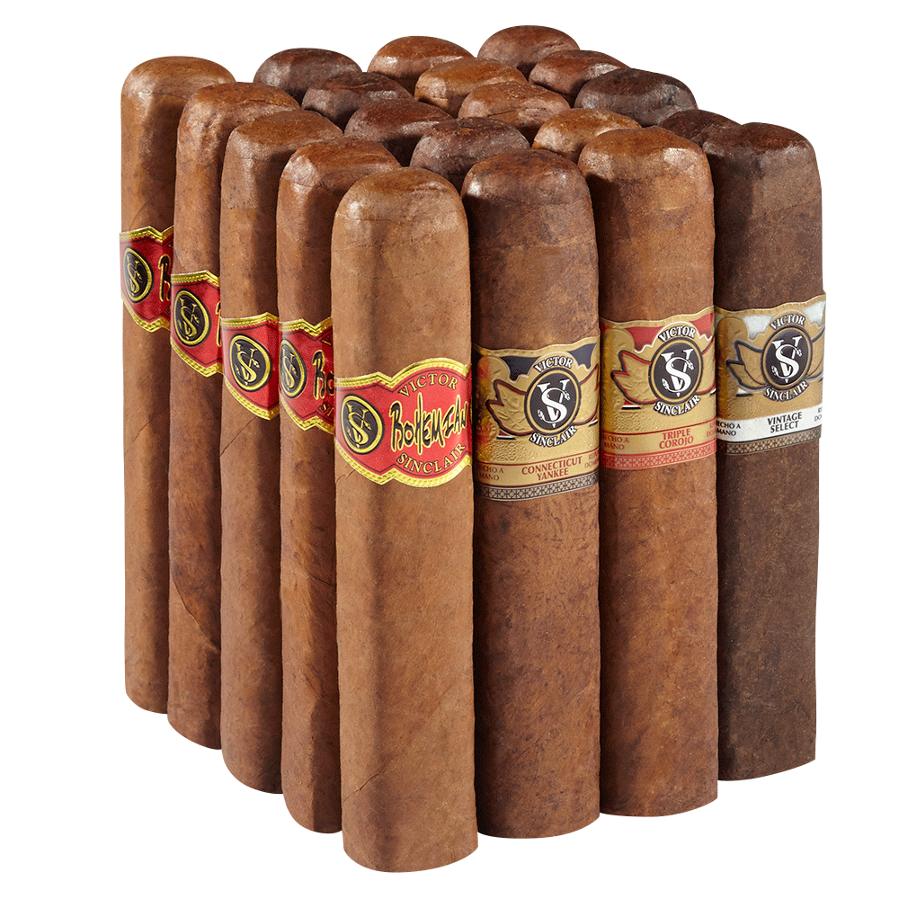 Victor Sinclair Box-Pressed Doppel Gordo Mega-Sampler | Victor Sinclair Box-Pressed Doppel Gordo Mega-Sampler | 20 Cigars