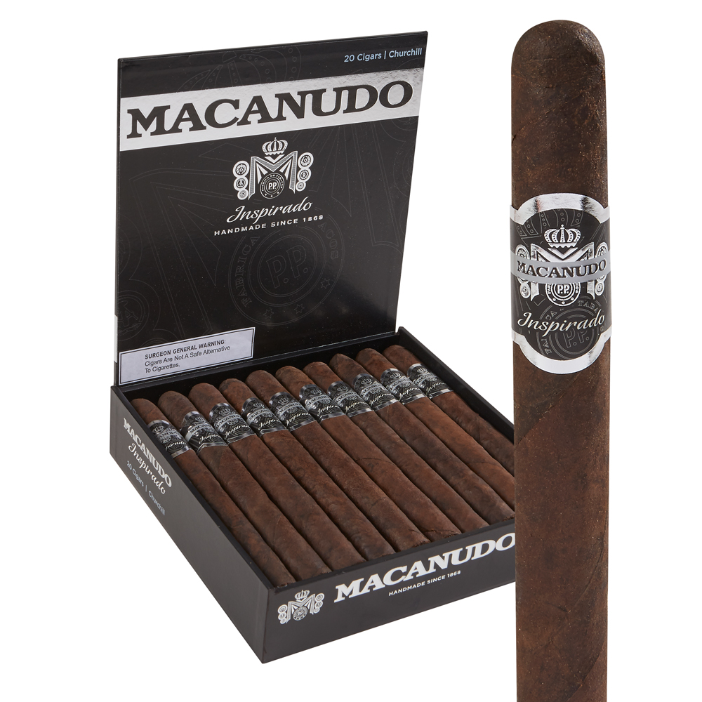 Macanudo Inspirado Black | Churchill | Box of 20