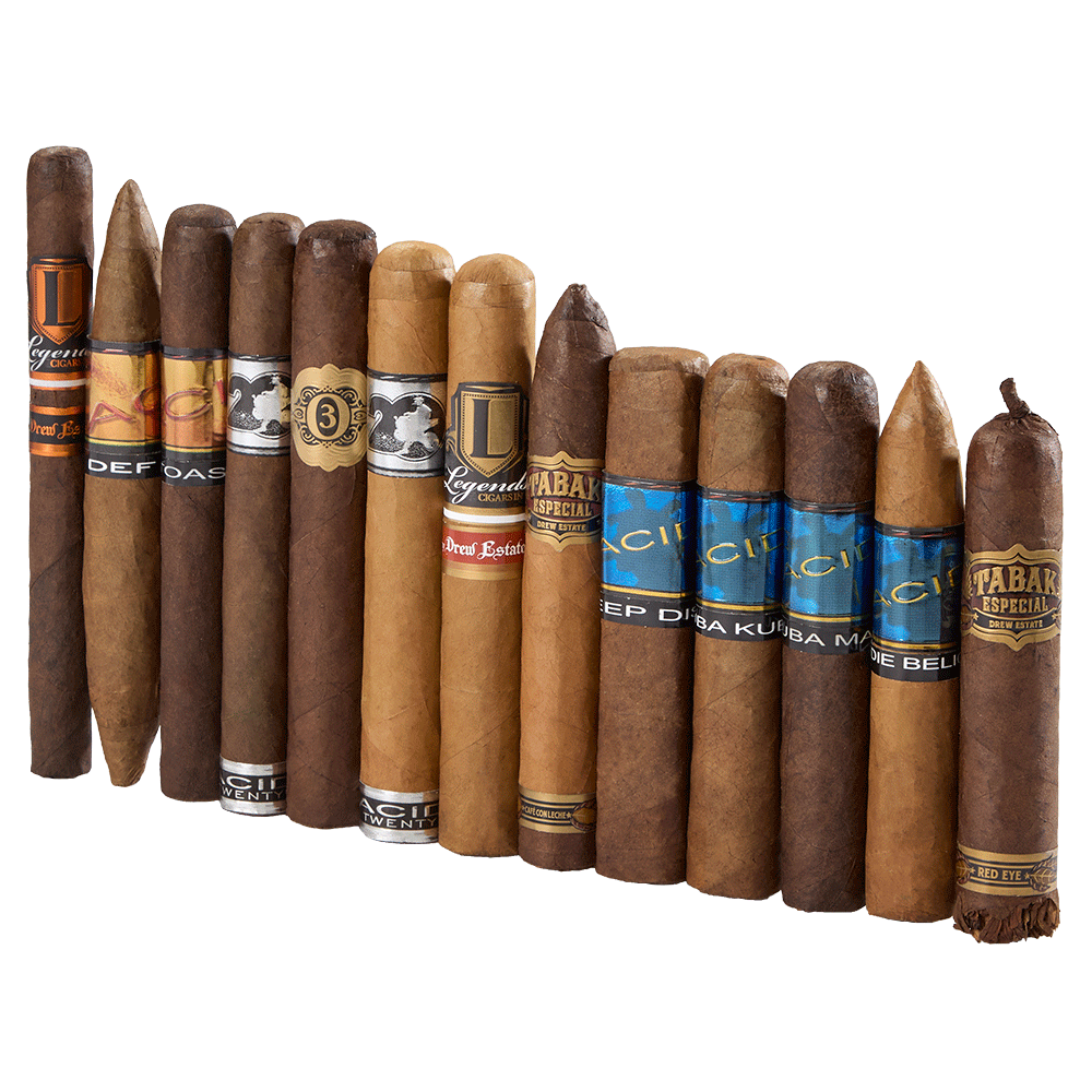 Drew Estate Infused Baker's Dozen Sampler | Drew Estate Infused Baker's Dozen Sampler | 13 Cigars