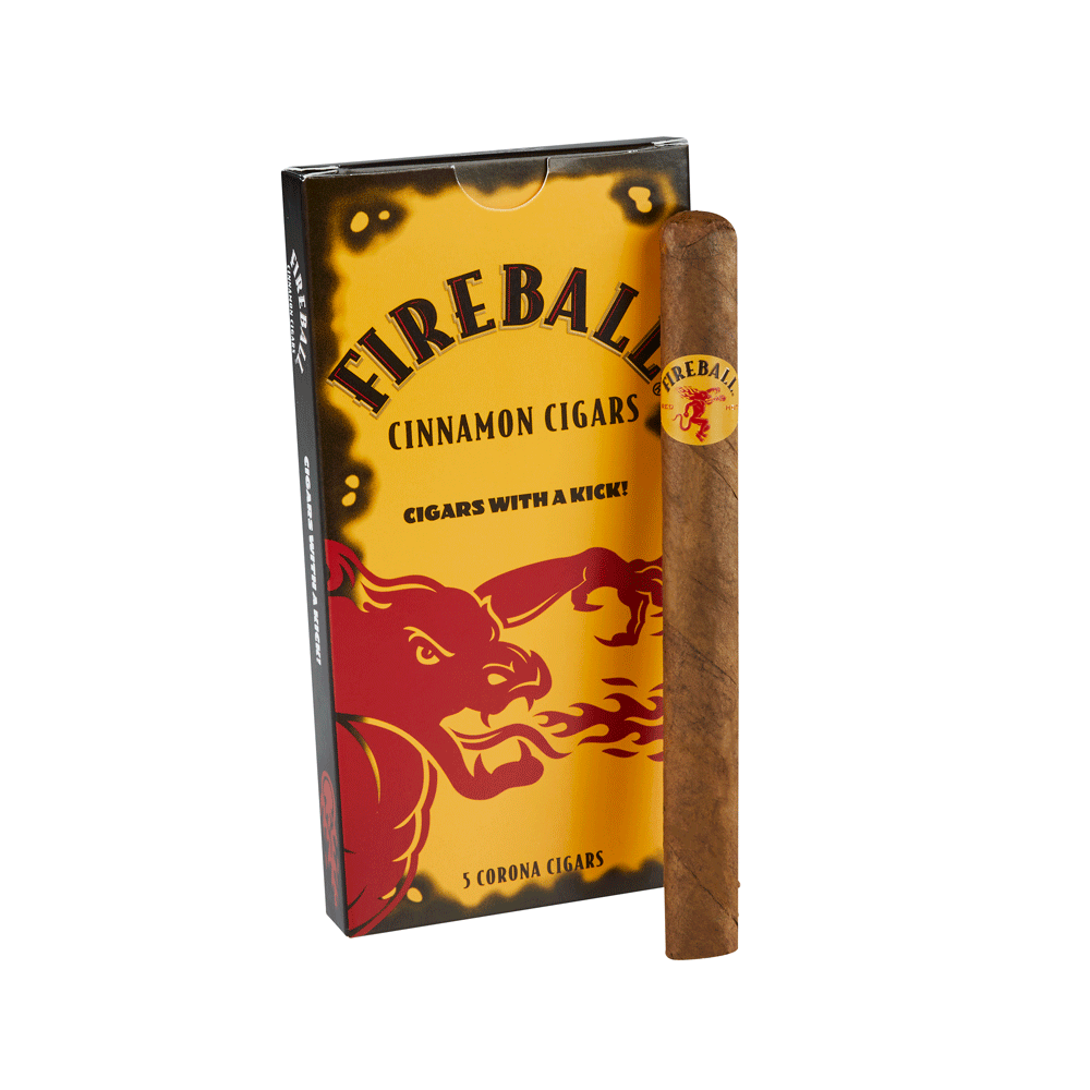 FIREBALL® Cinnamon Cigars | Corona | Pack of 5