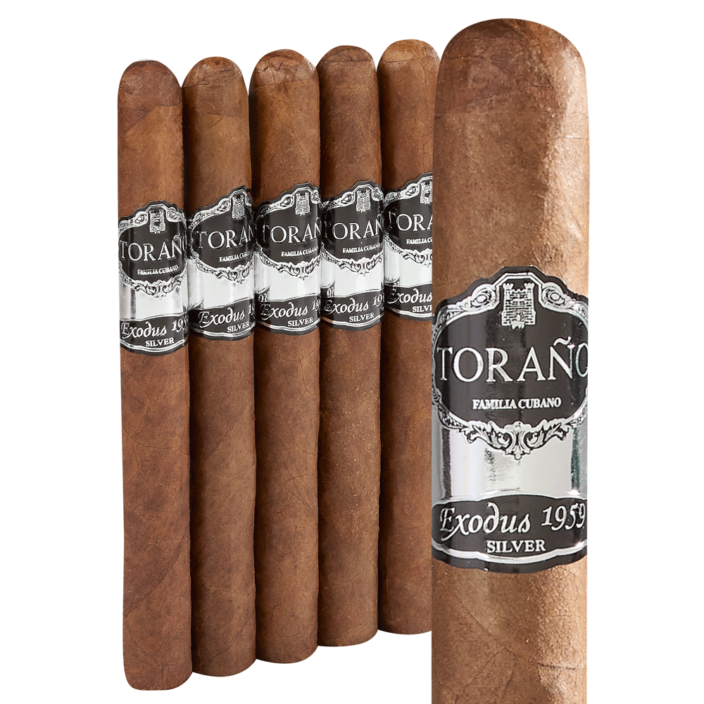 Torano Exodus Silver | Corona Grande | Pack of 5