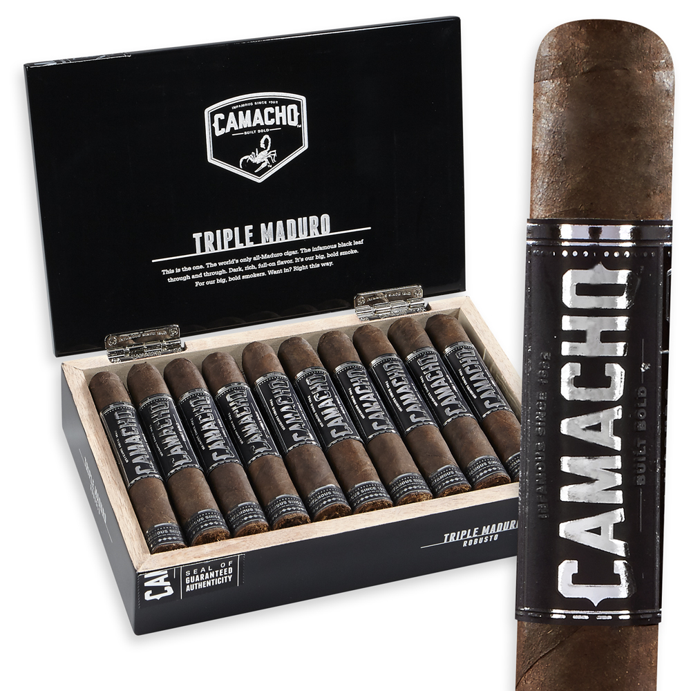 Camacho Triple Maduro | Robusto | Box of 20