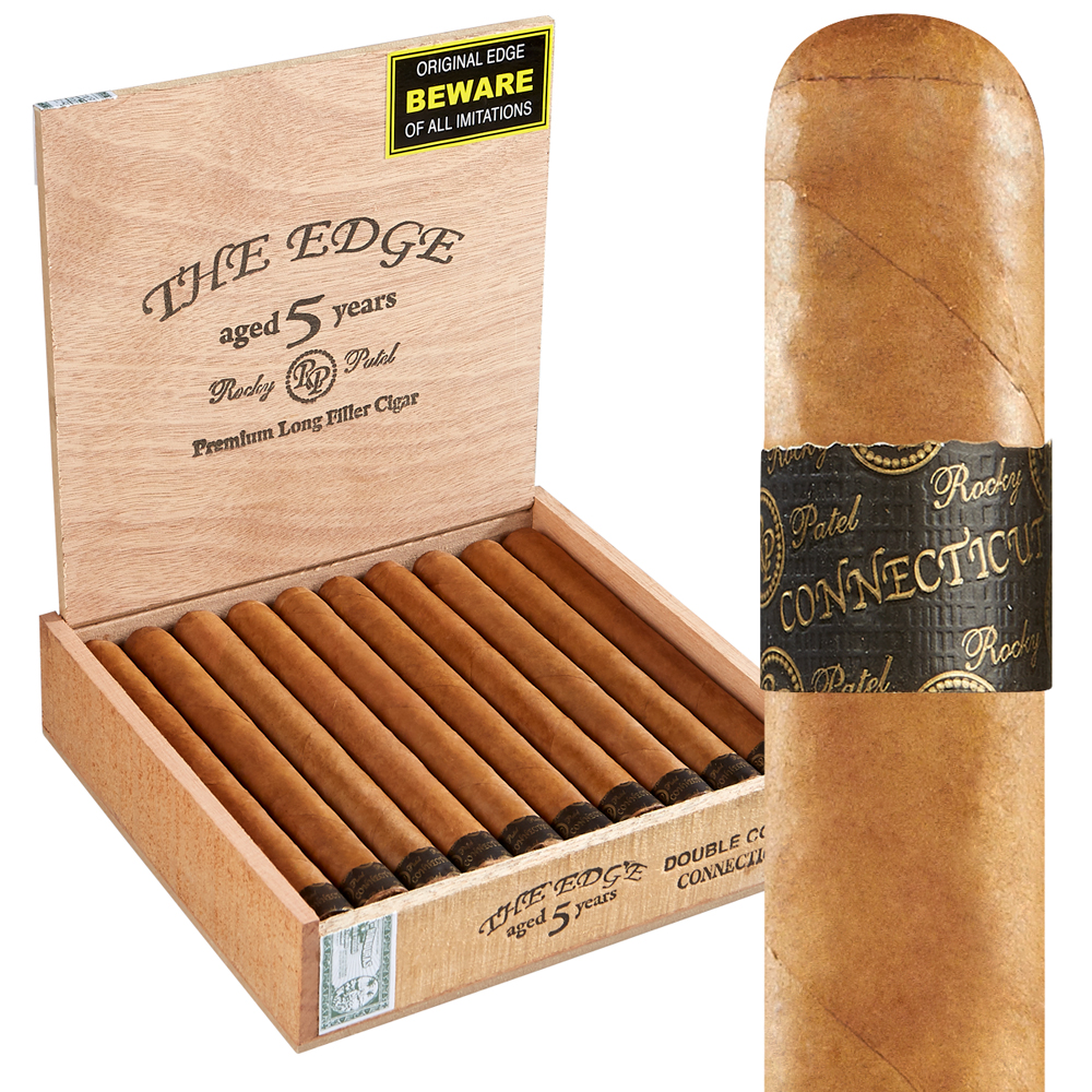 Rocky Patel The Edge Connecticut | Double Corona | Box of 20
            
                
                    
                         + 10 Cigars
