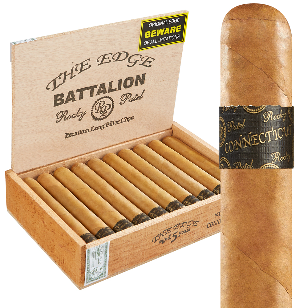 Rocky Patel The Edge Connecticut | Battalion | Box of 20
            
                
                    
                         + 10 Cigars