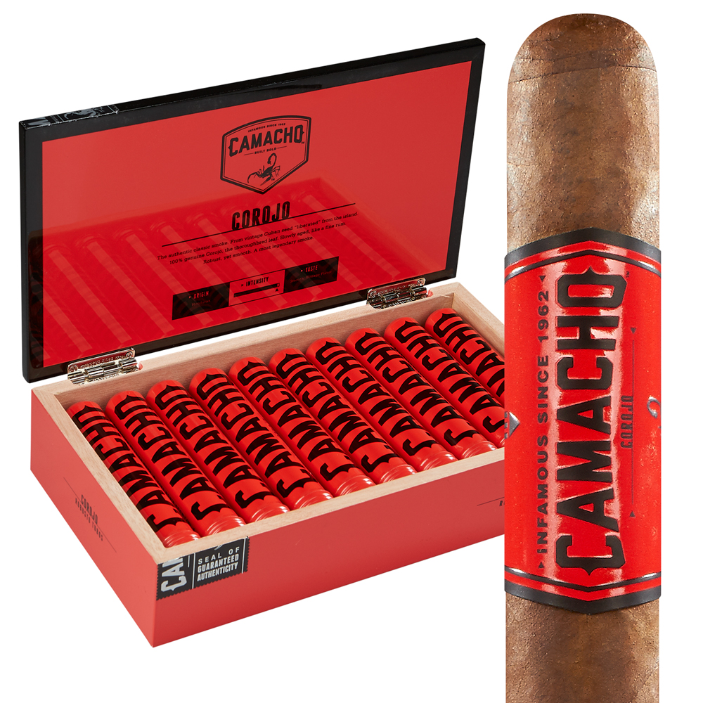 Camacho Corojo | Robusto Tubo | Box of 20