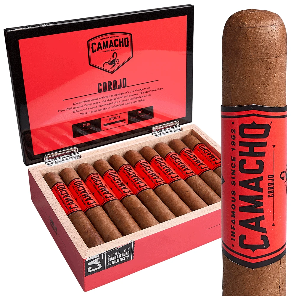 Camacho Corojo Figurado | Toro | Pack of 5