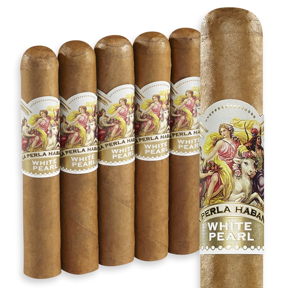 La Perla Habana White Pearl | Robusto | Pack of 5