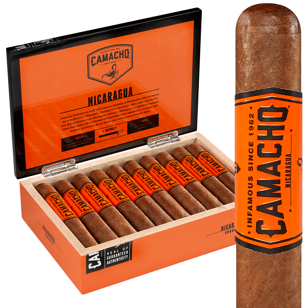 Camacho Nicaragua | Robusto | Box of 20