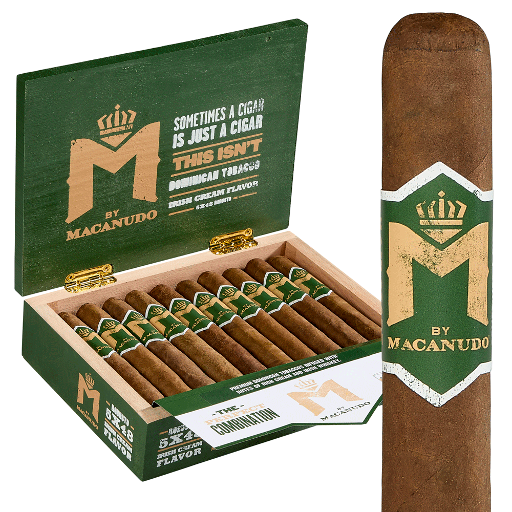 M by Macanudo Irish Cream | Robusto | Box of 20