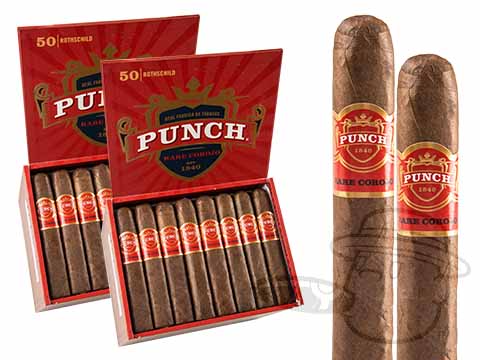 Punch Rare Corojo Rothschild - 100 Cigars
