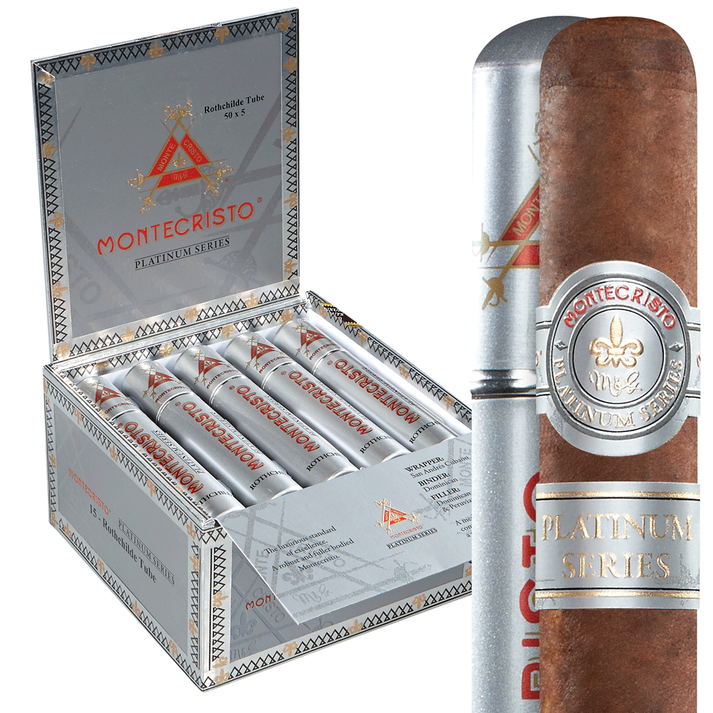 Montecristo Platinum | Rothchilde Tube | Box of 15