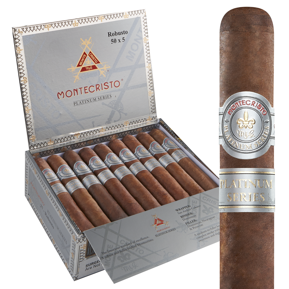 Montecristo Platinum | Robusto | Box of 27