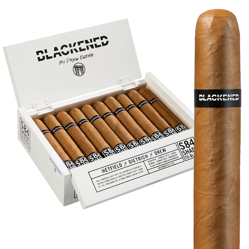 Drew Estate Blackened S84 Shade to Black | Robusto | Box of 20