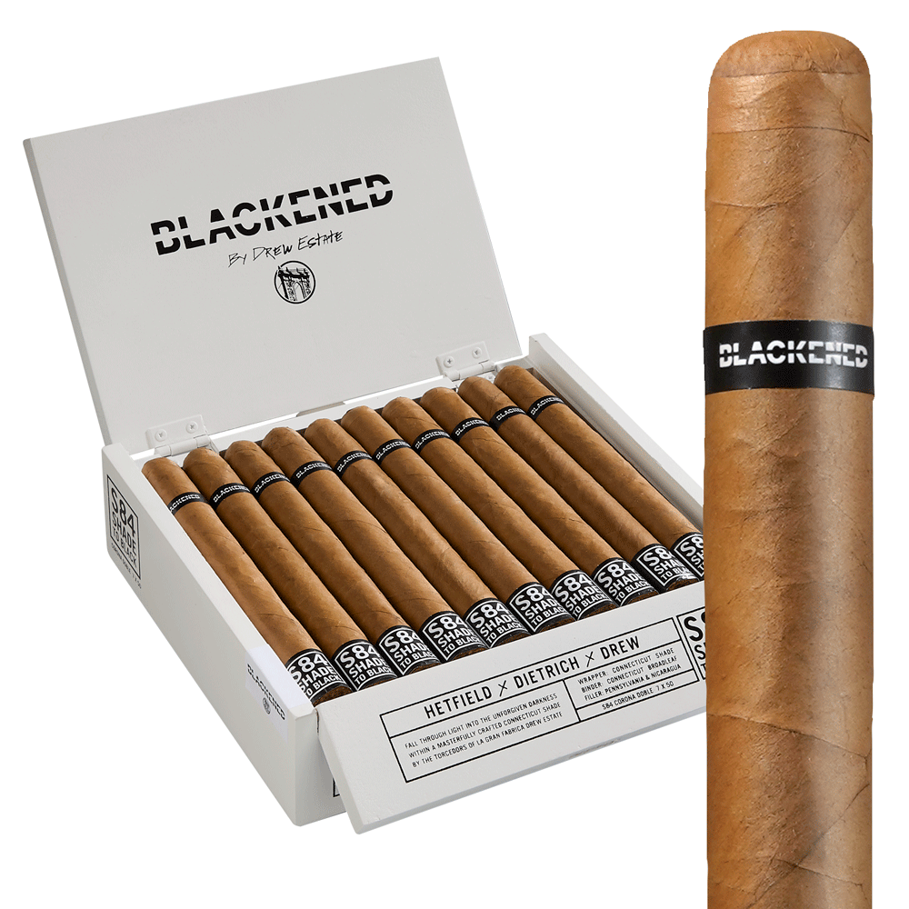 Drew Estate Blackened S84 Shade to Black | Corona Doble | Box of 20