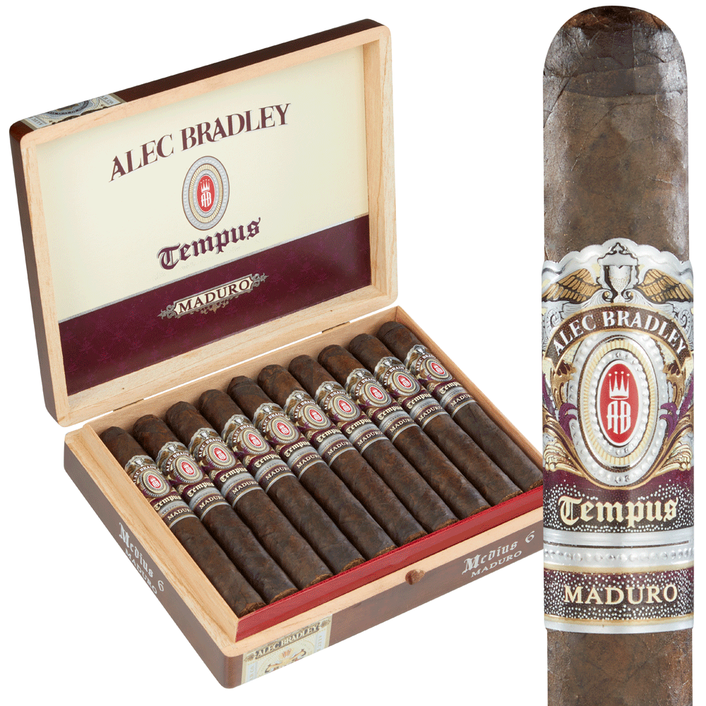 Alec Bradley Tempus Maduro | Medius 6 | Box of 20