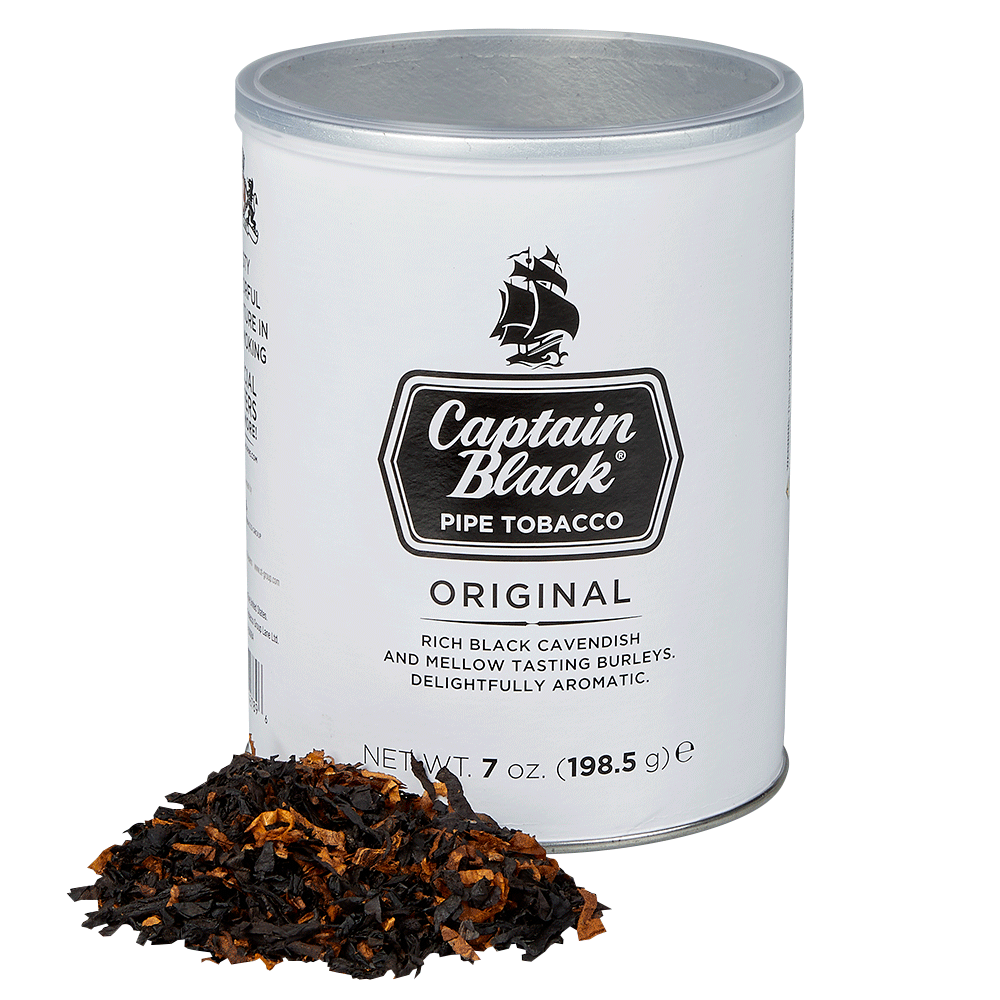 Captain Black Regular Pipe Tobacco | Captain Black Regular Pipe Tobacco | 7 Ounce Can