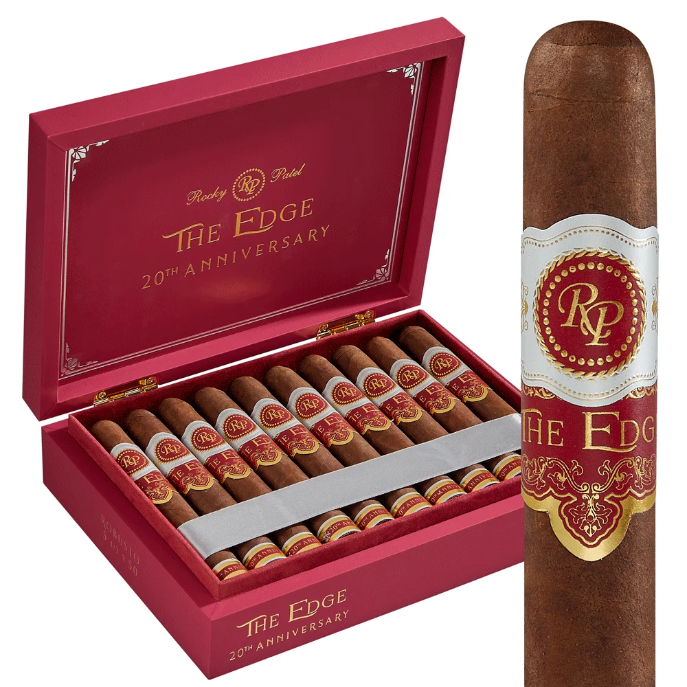 Rocky Patel The Edge 20th Anniversary | Toro | Box of 20
            
                
                    
                         + 10 Cigars