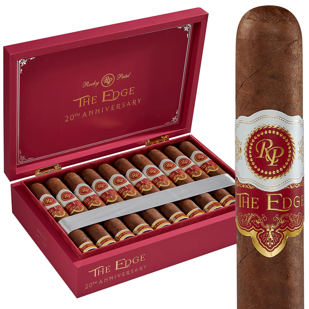 Rocky Patel The Edge 20th Anniversary | Sixty | Box of 20
            
                
                    
                         + 10 Cigars