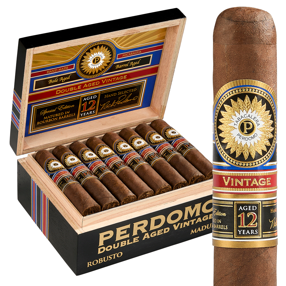 Perdomo Double Aged 12 Year Vintage Maduro | Robusto | Box of 24