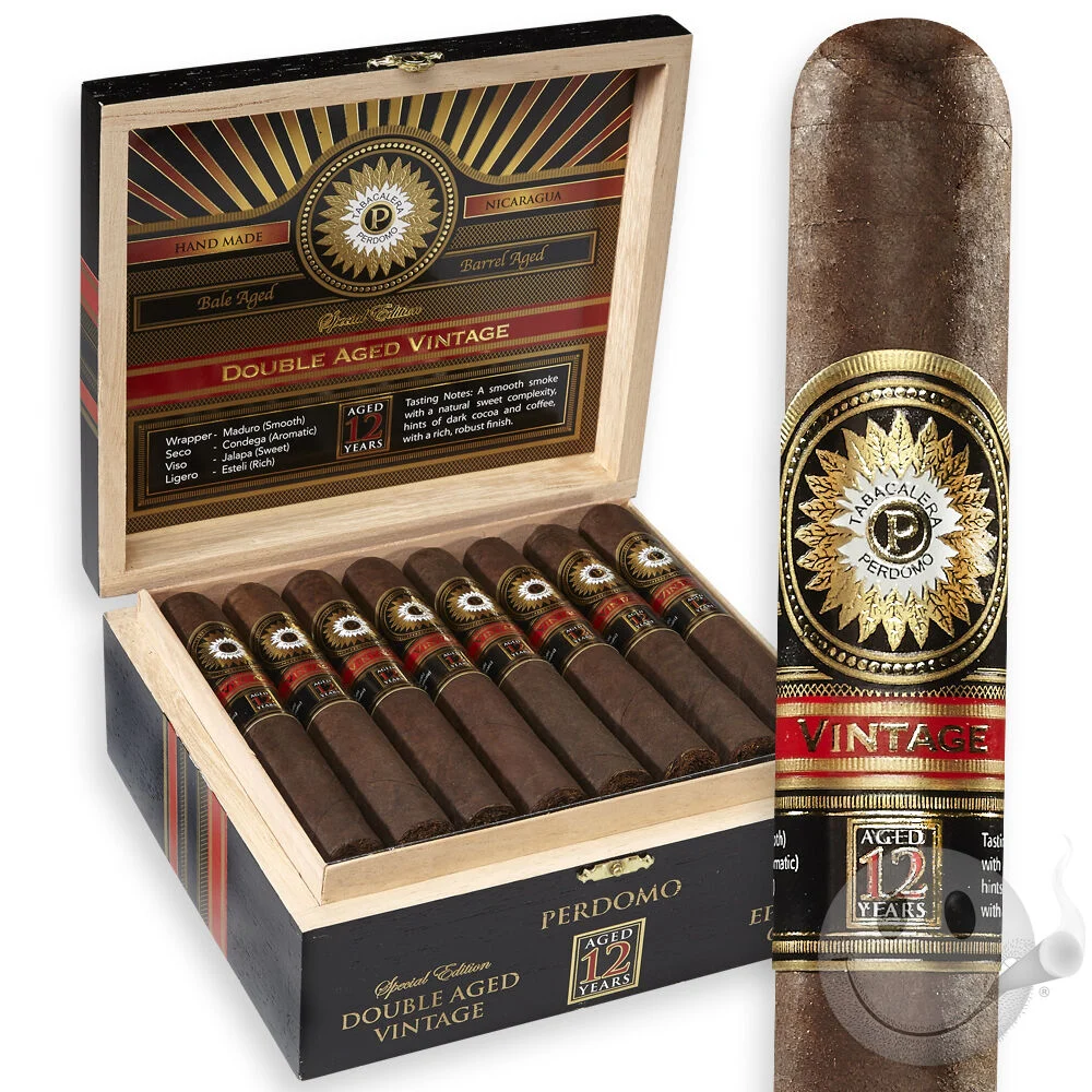 Perdomo Double Aged 12 Year Vintage Maduro | Churchill | Box of 24