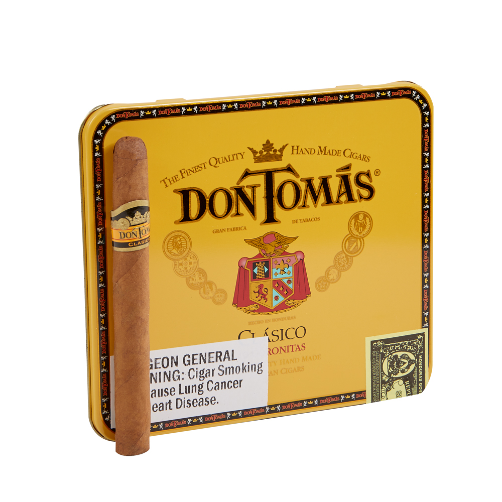 Don Tomas Clasico Natural Corona Grande (Tubo) | Coronitas [10/10] | Pack of 10