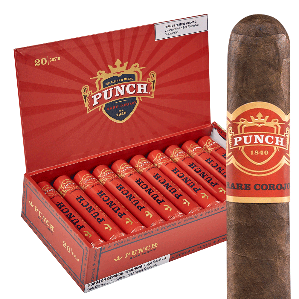 Punch Rare Corojo | Gusto Tubo | Box of 20