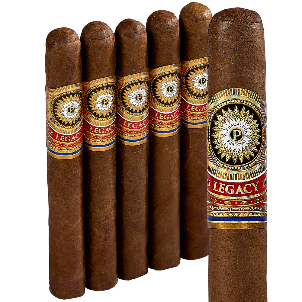 Perdomo Legacy Nicaraguan Shade-Grown | Churchill | Pack of 5