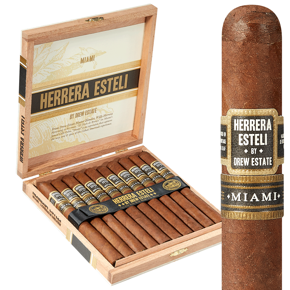 Drew Estate Herrera Esteli Miami | Lonsdale | Box of 10
