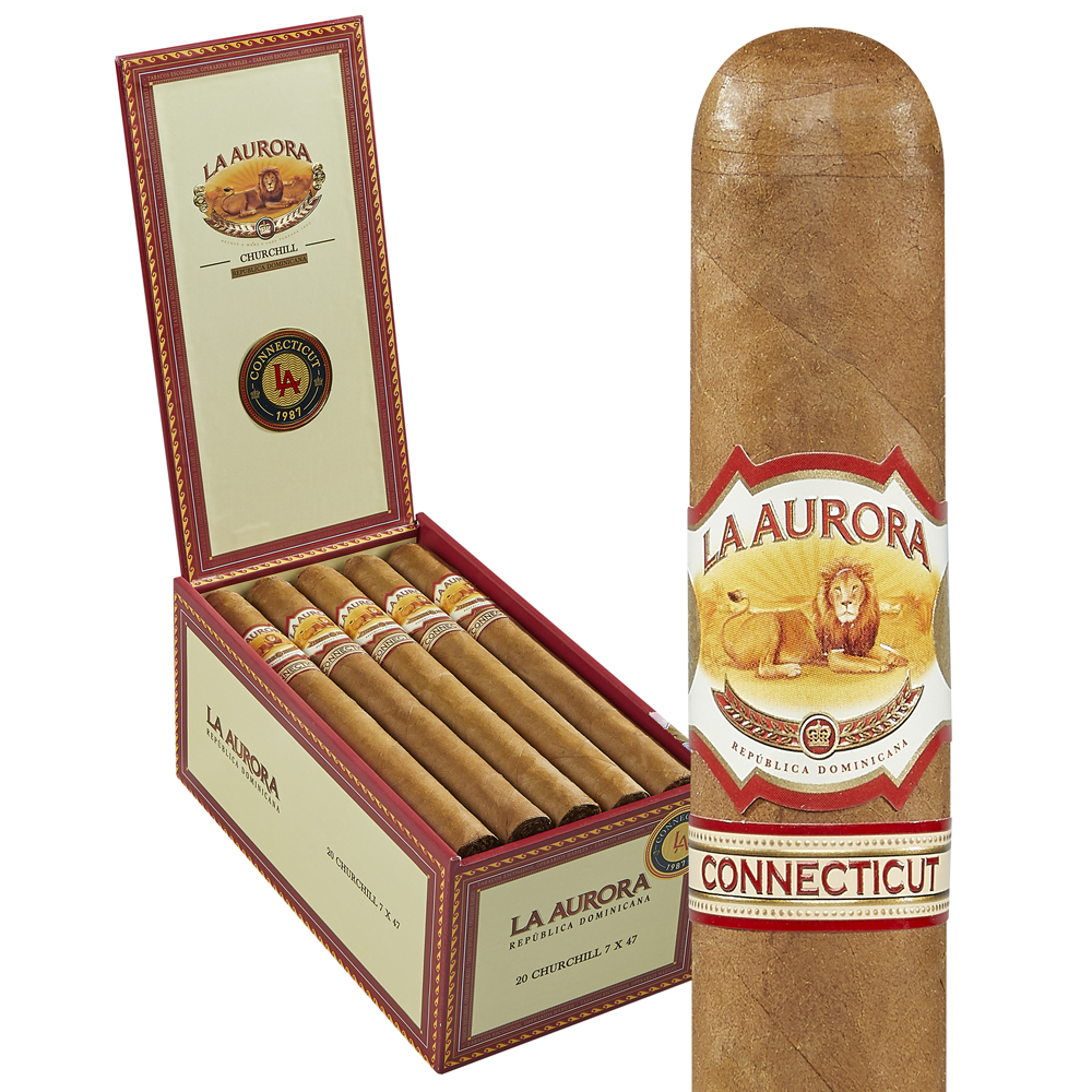 La Aurora 1987 Connecticut | Churchill | Box of 20