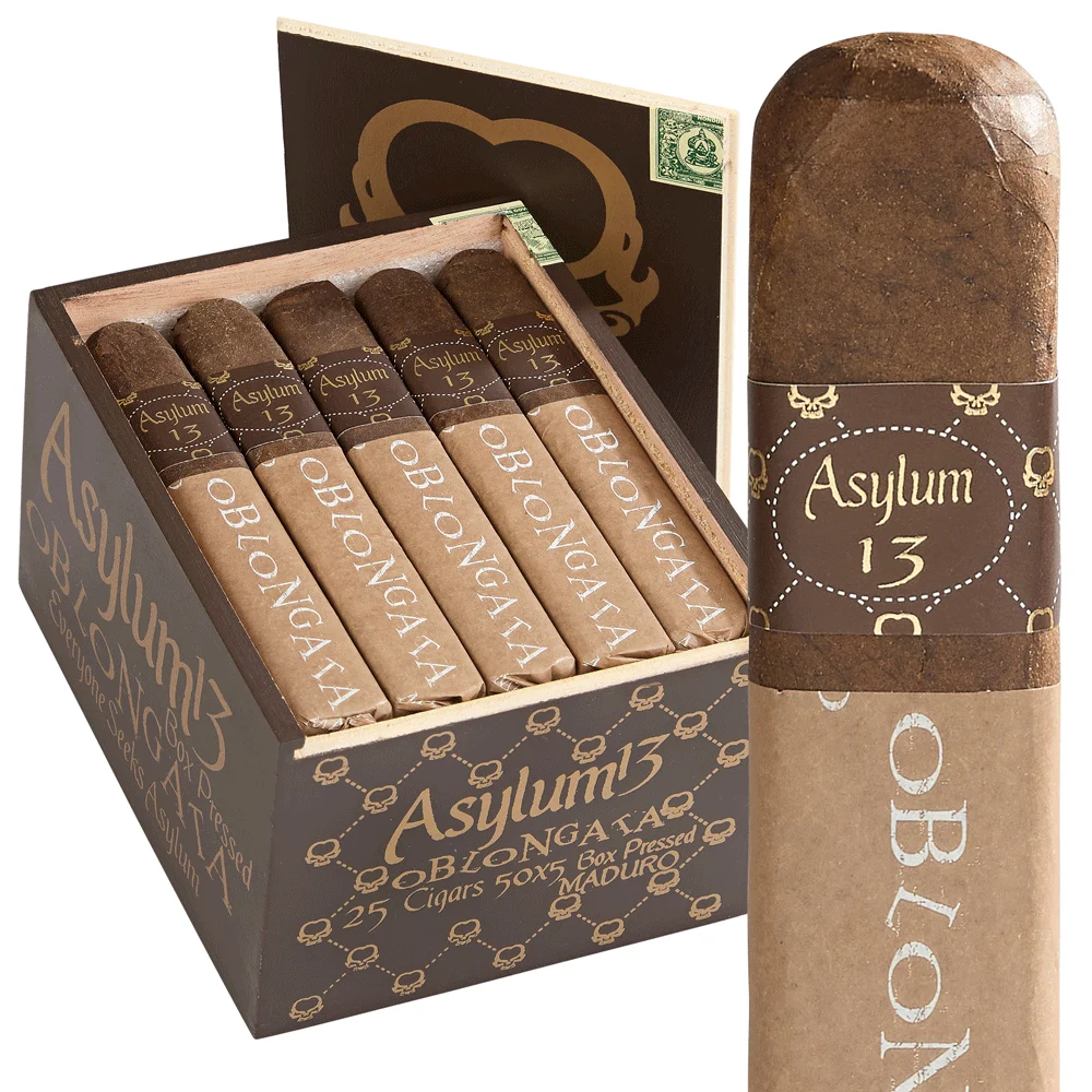 Asylum 13 Oblongata Maduro | 770 | Box of 20