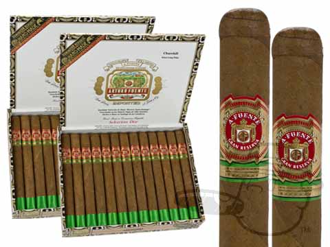 Arturo Fuente Churchill Shade Grown - 50 Cigars