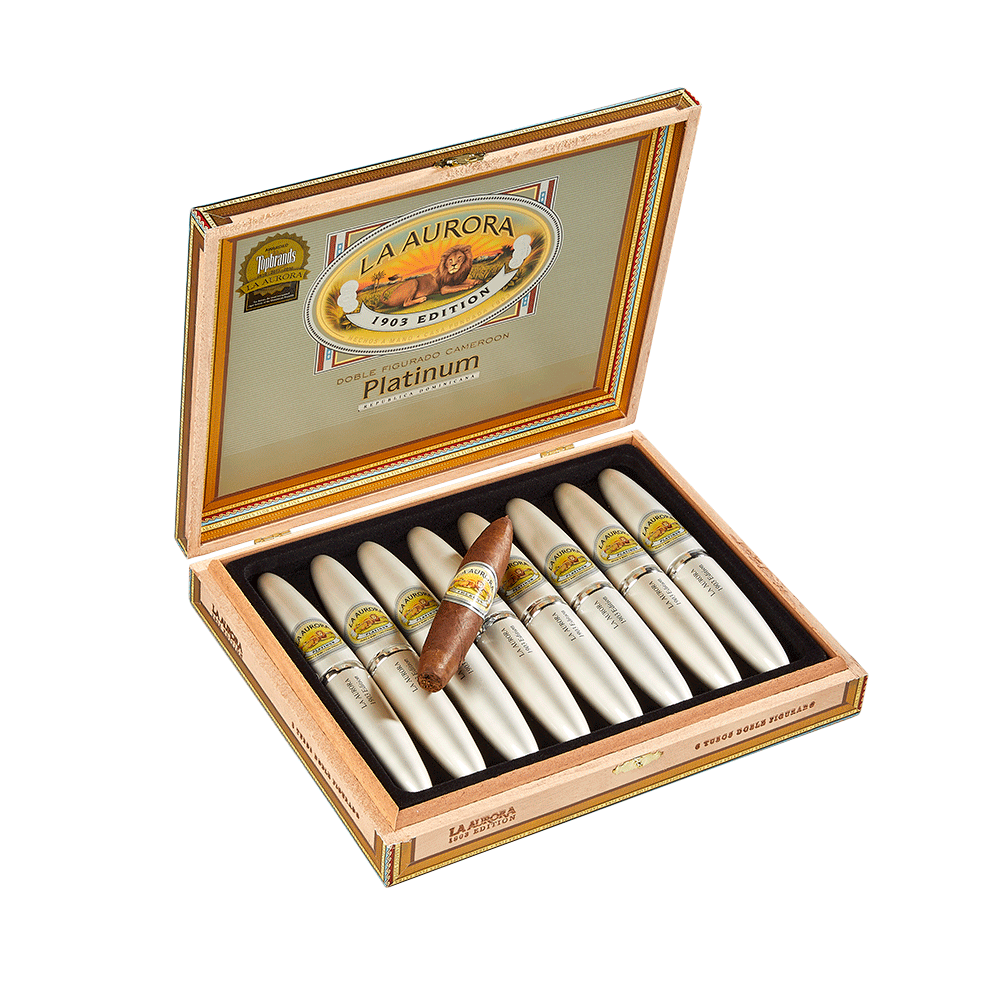 La Aurora Preferidos | PLATINUM (No. 2 Tubos) - Cameroon | Box of 8