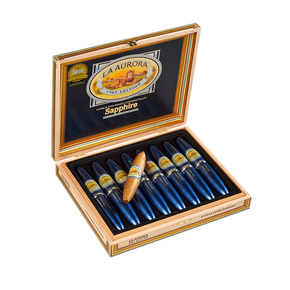 La Aurora Preferidos | SAPPHIRE (No. 2 Tubos) - Connecticut | Box of 8