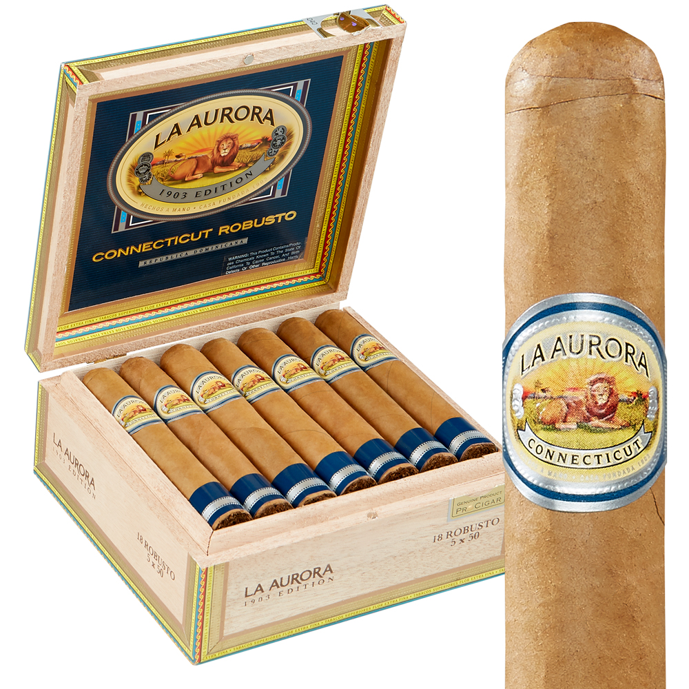 La Aurora Preferidos | SAPPHIRE Robusto - Connecticut | Box of 18