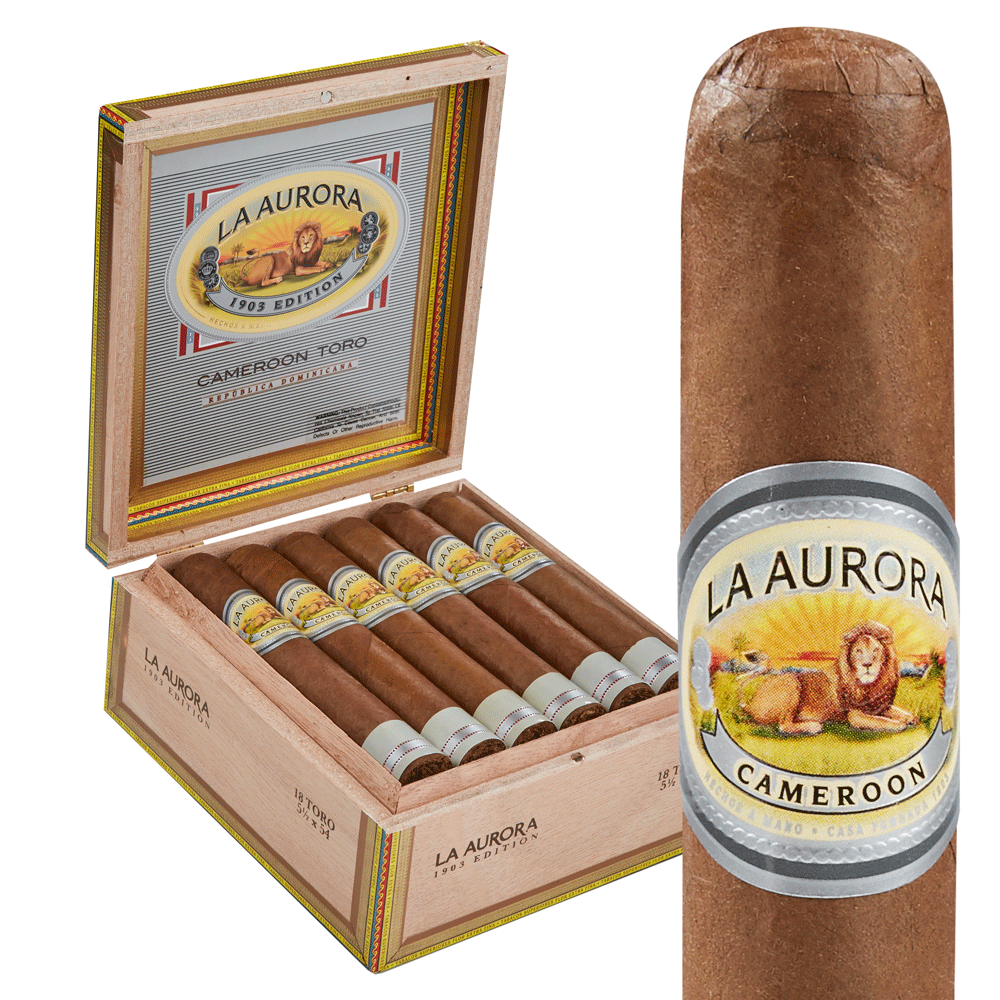 La Aurora Preferidos | PLATINUM Toro - Cameroon | Box of 18