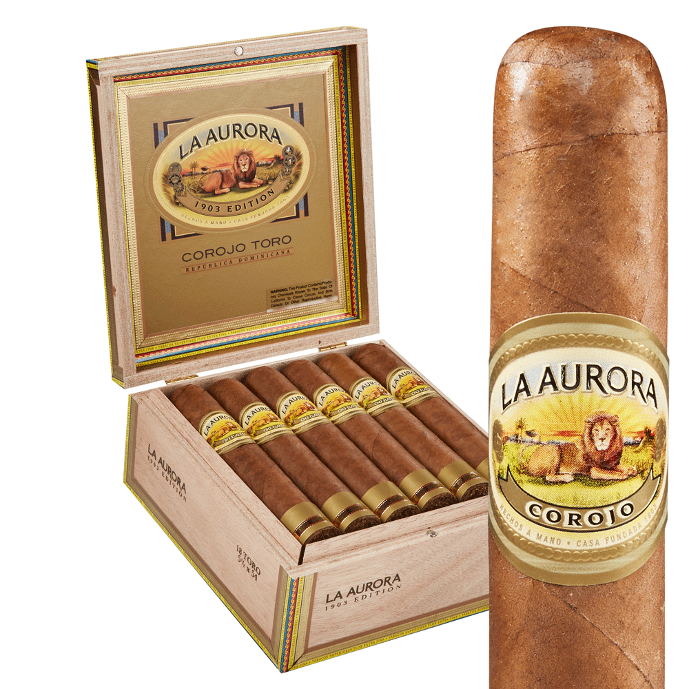 La Aurora Preferidos | GOLD Toro - Dominican Corojo | Box of 18