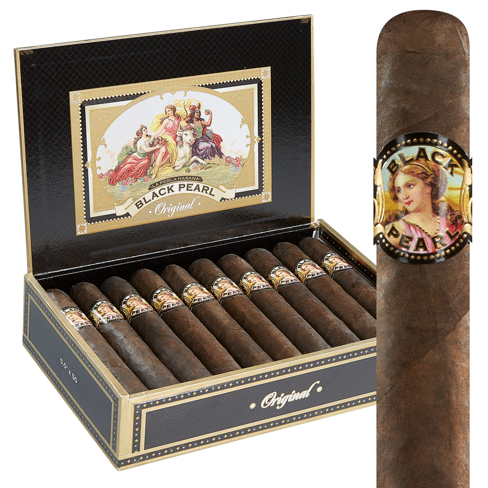 La Perla Habana Black Pearl Original | Robusto | Box of 20